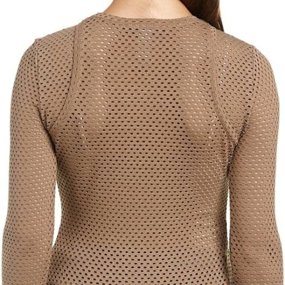 BCBGMAXAZRIA Mesh Cutout Mercy Top, Size S - Picture 2 of 8